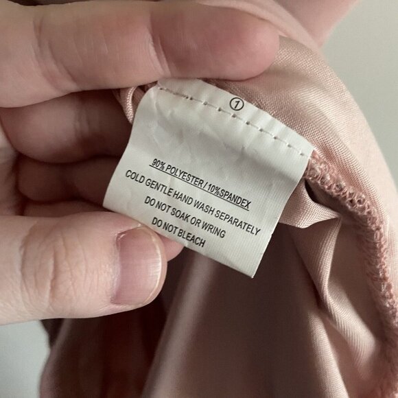 Mika & Gala Wmn 8 Blush Shoulder Pads Sweet Lovers Ruched Bodycon Mini Dress NWT - Picture 11 of 15